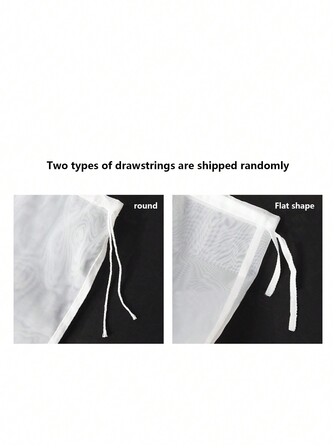 3 Pieces Fabric Filter Bag, Modern White Multifunctional Filter Bag, Reusable