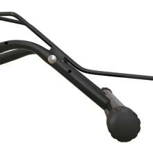 SPORTNOW Bike Floor Stand, Portable Bike Rack For 16"-29" Mountain/Road Bikes Garage Indoor Outdoor Use - Hitam - View 9