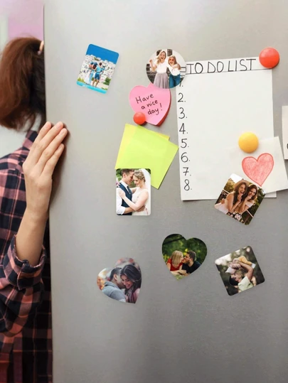 1pc Customized Acrylic Photo Magnetic Refrigerator Sticker, Round/Rectangle/Heart Shaped - Personalized Photo Decor - Fridge, Cabinet, Office, Home - Customized Magnetic Gift | Preserve Your Best Photos Stylish Custom, Personalized, Unique Ideal Gifts For Her Boyfriend, Girlfriend For Valentine's Day, For Anniversaries, For Weddings Living Room, Home Birthday Graduation,Multi-Functional,Durable,Ornamental,Reusable,Exquisite,Stylish,High-Quality,Colorful,Modern,Custom,Personalized,Unique,Ideal Gifts For Him,Ideal Gifts For Her,Boyfriend,Dad,Girlfriend,Mom,Family,Friends,Tea Room,Home,Garden,Office,For Anniversaries,For Valentine's Day,For Mother's Day,For Birthdays,For Father's Day,For Graduation,For Weddings,For Housewarming