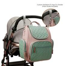 Bolso de mamá, bolso de maternidad, bolso ligero, mochila de gran capacidad - Multicolor - Ver 6