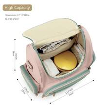 Bolso de mamá, bolso de maternidad, bolso ligero, mochila de gran capacidad - Multicolor - Ver 7