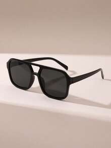 1 副男女款复古超大双桥徒步旅行者时尚眼镜，适合骑行、户外旅行、派对装饰海滩配件女士眼镜遮阳镜 - 彩色 - 查看 10