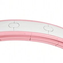 SPORTNOW Smart Weighted Hula Hoop For Adults, Hula Ring With 16 Detachable Knots, 360° Auto-Rotating Ball And Digital Counter, Massage Hula Circle For Weight Loss - Pink - View 8