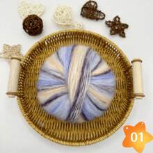 Large Clouds, A Ball Of 100 Grams, Length 350 Meters, Gradient Wool Mohai, Rainbow Segment Dyed Medium Thick Thread, DIY Hand-Woven Wool, Hook Scarf, Clothes And Hats