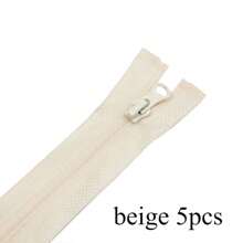 5 件 #3 树脂开口拉链，适用于服装、夹克和上衣，单面拉链，有多种颜色和尺寸可供选择 - 5件 - 查看 8