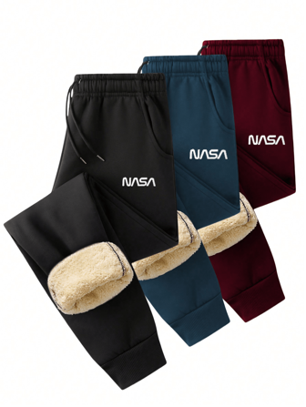 Pantalones de sherpa para hombres, pantalones de invierno para hombres, pantalones de chándal gruesos, pantalones para exteriores, pantalones de felpa para hombres, ropa exterior, pantalones cálidos