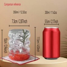 Set de 1-2-4 tazas de vidrio espiral de 350ml y 500ml, tazas de vidrio de borosilicato alto para café con hielo, té con leche, jugo y bebidas, tazas con diseño de oruga, aptas para matcha, té, leche, bebidas frías, jugo, aplicables para el regreso a la escuela y las temporadas de invierno/verano