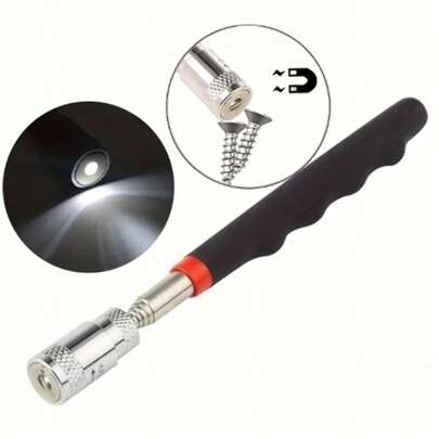 Telescopic Magnetic Pen 1pc 8lb Handy Tool Magnet Capacity For Picking Up Nut Bolt Adjustable Pickup Rod Stick,Tools For Men