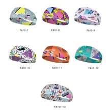 1 pieza Diadema deportiva, Correa de yoga, Banda para el cabello para hacer ejercicio, con estampado floral vintage, que absorbe la humedad y es transpirable para yoga, correr, fitness