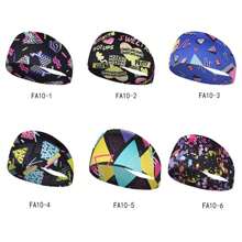 1 pieza Diadema deportiva, Correa de yoga, Banda para el cabello para hacer ejercicio, con estampado floral vintage, que absorbe la humedad y es transpirable para yoga, correr, fitness