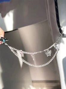1PC Chuỗi bướm trang trí Túi phụ kiện DIY Phụ kiện túi Quà tặng, Quà tặng, Phụ kiện, Trang trí cho các cô gái tuổi teen Phụ nữ Sinh viên đại học, Tân binh & Nhân viên văn phòng Ý tưởng quà tặng - Bạc - Xem 5