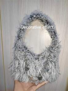 1PC Chuỗi bướm trang trí Túi phụ kiện DIY Phụ kiện túi Quà tặng, Quà tặng, Phụ kiện, Trang trí cho các cô gái tuổi teen Phụ nữ Sinh viên đại học, Tân binh & Nhân viên văn phòng Ý tưởng quà tặng - Bạc - Xem 6