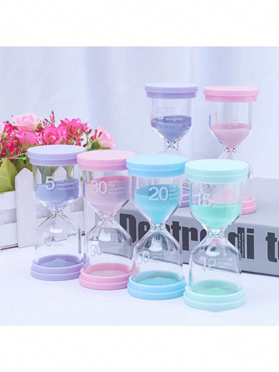 1pc Colorful 20Minute Hourglass, Macaron Color Series Sand Timer