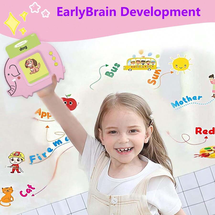 Toddler Talking Flash Cards, Word Flash Cards, Speech Therapy Toys