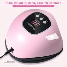 LIMEGIRL Professional Nail Curing Lamp - Portable Gel UV LED Nail Art And Foot Therapy Salon Curing Light With 3 Timer Settings Mode, Smart Sensor, And Compact Design For Easy Use - Pink - View 6