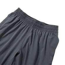 Under Armour 男士高级梭织训练短裤，修身版型，如需宽松版型请选择大一码。 - 灰色 - 查看 3