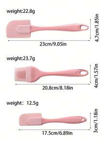 1/3 chiếc cọ quét dầu BBQ bằng silicon cho nhà bếp, cọ quét nước sốt bánh kếp - Nhiều màu - Xem 2