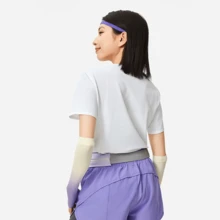 LI-NING 跑步系列女款速乾透氣短袖T卹 ATSU060 - 標準白 - 查看 2