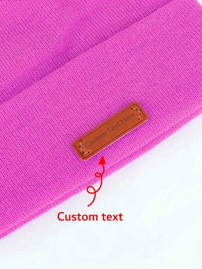 Customized Leather/PU Labels, Changeable Prints, For Scarves, Shoes, Hats, Bags