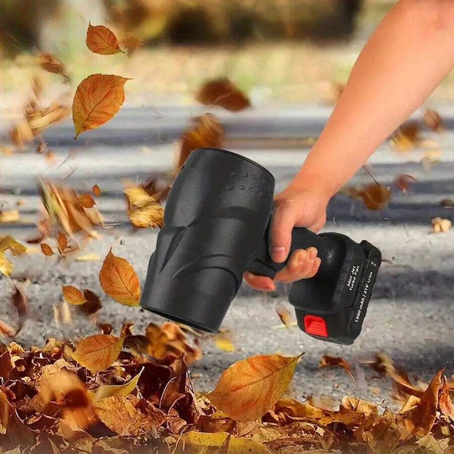 Electric Air Duster Leaf Blower ABS Powerful Turbofan Rechargeable