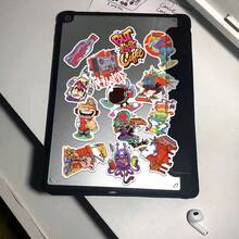 50 件街头涂鸦贴纸用于装饰电脑桌贴纸头盔滑板吉他水杯手提箱笔记本手册书可 DIY 贴纸自粘 - 彩色 - 查看 8
