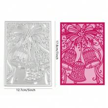 圣诞主题金属切割模具，适用于 DIY 剪贴簿、卡片制作和相册装饰 - 银色 - 銀色 - 查看 17