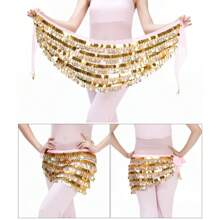 288 Coins 5 Layers Of Copper Gong Belt Belly Dance Costume Belt Wrap Belt Belly Dance Belt