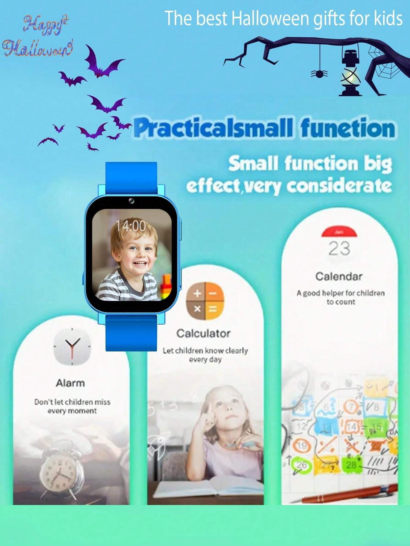 2024 New Children's Smart Watch, Features HD Camera For Video And Photo