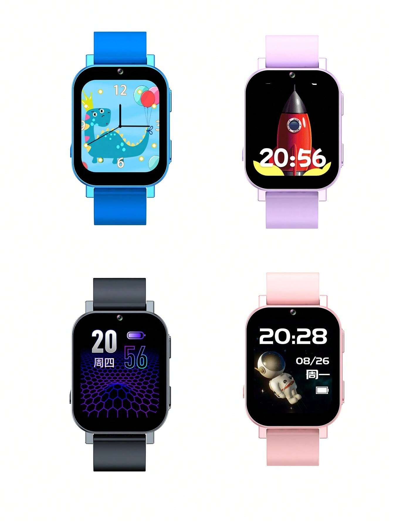 2024 New Children's Smart Watch, Features HD Camera For Video And Photo