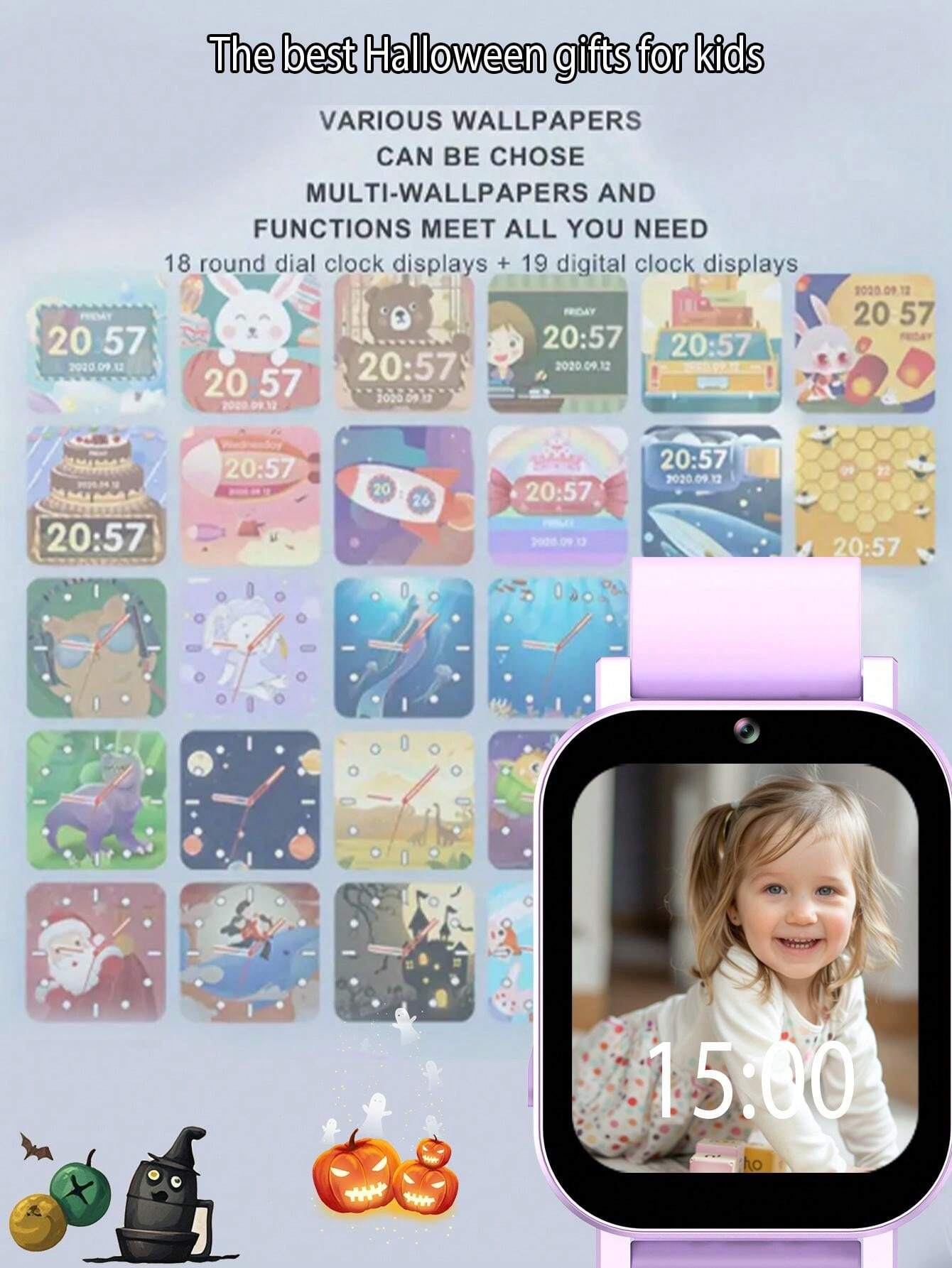 2024 New Children's Smart Watch, Features HD Camera For Video And Photo