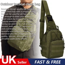 Small Tactical Messenger Bag Sling Backpack Outdoor Shoulder Satchel Chest Packs - Army Green - View 2