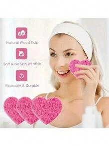 1/2/5/8/10pcs/Set Luxury Facial Pads - Super-Soft Cleansing Sponges For Deep Makeup Removal & Gentle Exfoliation - Perfect For Daily Beauty Routine, Hydrating, Skin-Friendly, Effortless Absorption