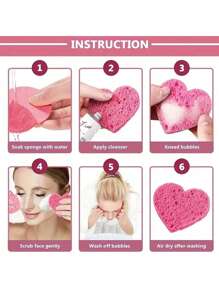 1/2/5/8/10pcs/Set Luxury Facial Pads - Super-Soft Cleansing Sponges For Deep Makeup Removal & Gentle Exfoliation - Perfect For Daily Beauty Routine, Hydrating, Skin-Friendly, Effortless Absorption