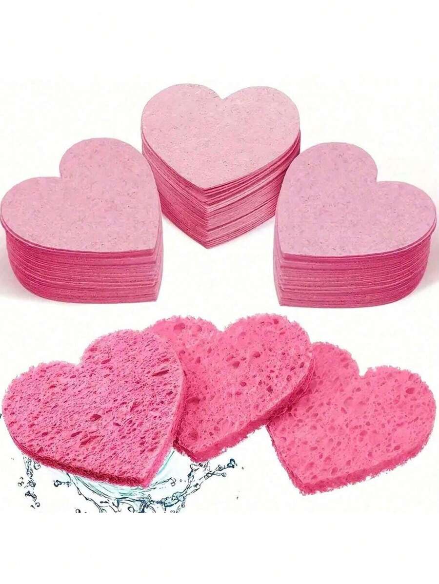 1/2/5/8/10pcs/Set Luxury Facial Pads - Super-Soft Cleansing Sponges For Deep Makeup Removal & Gentle Exfoliation - Perfect For Daily Beauty Routine, Hydrating, Skin-Friendly, Effortless Absorption