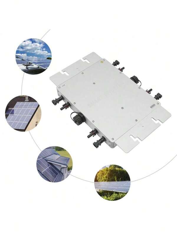 ZhdnBhnos ZhdnBhnos LINSIE MPPT Grid Tie Smart Solar Micro Inverter 1400W Grid Tie To AC 110V The Best Gift/Present For Family&Friends Happy Christmas