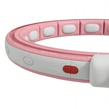 SPORTNOW Smart Weighted Hula Hoop For Adults, Hula Ring With 16 Detachable Knots, 360° Auto-Rotating Ball And Digital Counter, Massage Hula Circle For Weight Loss - Pink - View 9