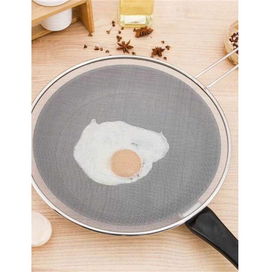 Household Stainless Steel Fine Mesh ExplosionProof Oil Grill Frying