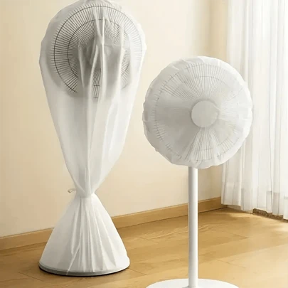 1 件装电风扇罩防夹手电风扇保护罩网罩防尘套适用于学校、办公室、家庭、旅行、包、收纳、存储