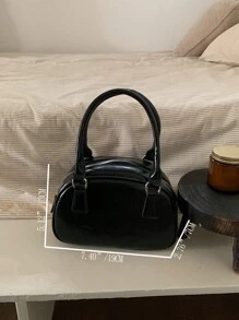 New Fashion Bowling Shaped Cute Casual Versatile Sweet Shoulder Handbag For Shopping/Dating