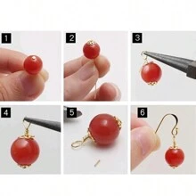 DIY Jewelry Making Tool Set, Including Beading Needle, Scissors, Vernier Caliper, Copper Wire Cutter, Round Nose Pliers, Colorful Pliers, Random Color U-Shaped Scissors, Random Color Awl, Random Style Tool Kit, Suitable For Adult Jewelry Making And Repair, Gift Box Packaging - Multicolor - View 8