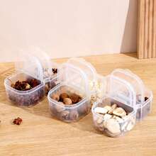 5pcs Multi-Purpose Cheese Food Sealed Containers With Lids, Refrigerator Cheese Slice, Fruit & Garlic Storage Boxes