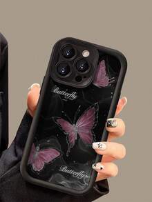 高品质 3D 蝴蝶印花保护手机壳兼容 Iphone 16/16 Pro/16 Pro Max/16 Plus、IPhone 15 XR/7/8、IPhone 15 Pro Max、IPhone 12 Pro Max、13 Pro Max、14 Pro Max、13、14、11、12P、14、P11、P12、XS、XR、7/8P、7/8GES2、IPhone 13/14 软壳、Galaxy S24、Galaxy 14、Galaxy 24 和 ///Redmi 系列防摔手机壳 - 彩色 - 查看 4