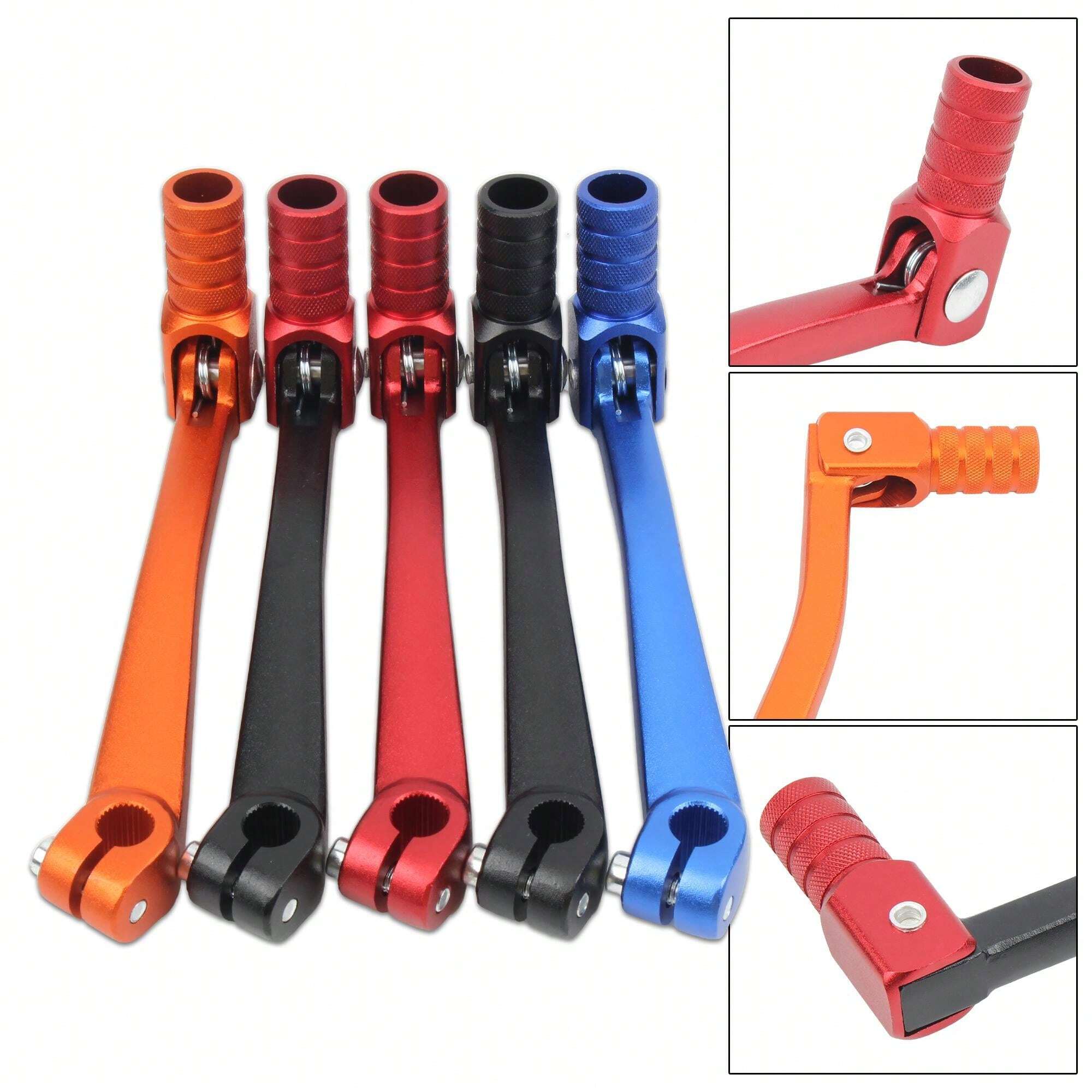 Pedale Moto WOOSTAR In Alluminio CNC - Per Yaxiang Zuma Bosuer Dirt Pit Bike, Colore Blu