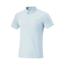LI-NING 健身系列男友风格男士运动 T 恤运动高尔夫 Polo 衫 APLU003 - 雲朵藍 - 查看 1