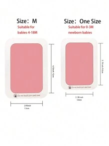 1set/Pc Reusable Baby Footprint And Handprint Inkpad, Newborn Ink Pad For Baby Shower, Growth Memory Recording(Random Color) Baby Shower Family Decorations Gifts Baby Shower Easter Gifts Things For Girls/Boys - Pink - View 4