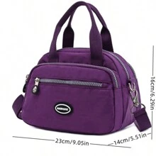 Mała torebka z wieloma kieszeniami, codzienna nylonowa torba na ramię, przenośna torba na ramię dla mam