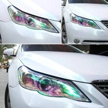 Car Light Tint Film, Headlight Fog Light Taillight Tint Film, Self-Adhesive Vinyl Wrap Protector Film For Cars, Trucks, SUVs - one-size - View 5