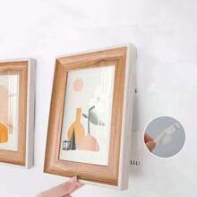 12pcs Punch-Free Tape Strips Self Adhesive Picture Frame Fixed Poster Wall Hook Decorate Fixing Wall Double Sided Tape,Frame Traceless Self Adhesive Tape