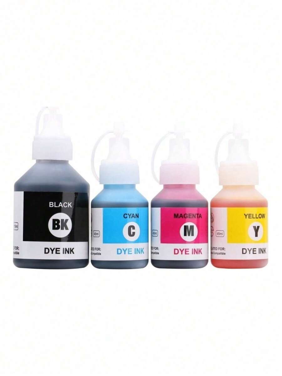 Pack X4 Tinta Bt5001 + Bt6001bk Para Brother Dcp-t510w