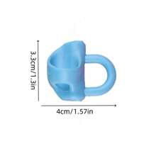 6/12/30pcs Student Pen Grip Writing Assistive Corrector Kit With Soft Rubber Handwritten Correction Tool Three Finger Assisted Pen Grip Device - Multicolor - View 2